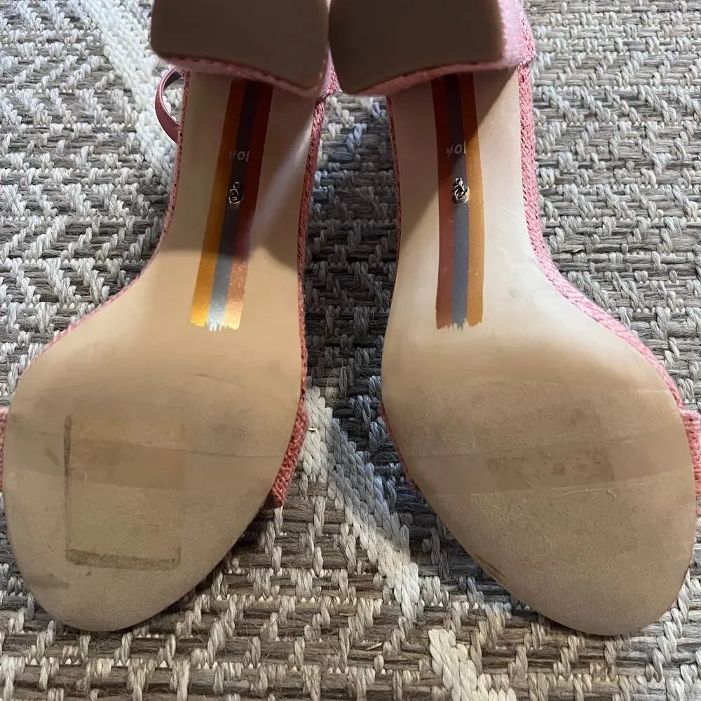 Sam Edelman Yaro coral heel Sz 10.5